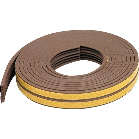 M-D Building Products Brown 17 Ft. 3/8 In. Extreme Temp Small Gap Rubber Weatherstrip, Brown 02592
